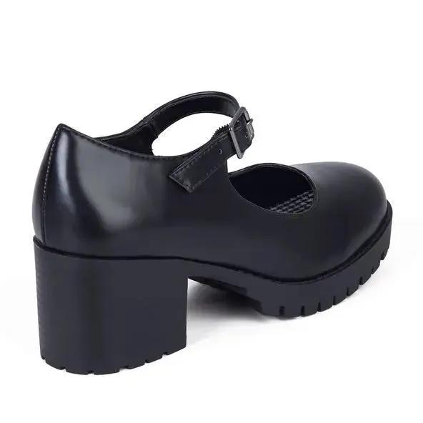 MOCASIN MUJER STHEF NEGRO 7896 Sthef