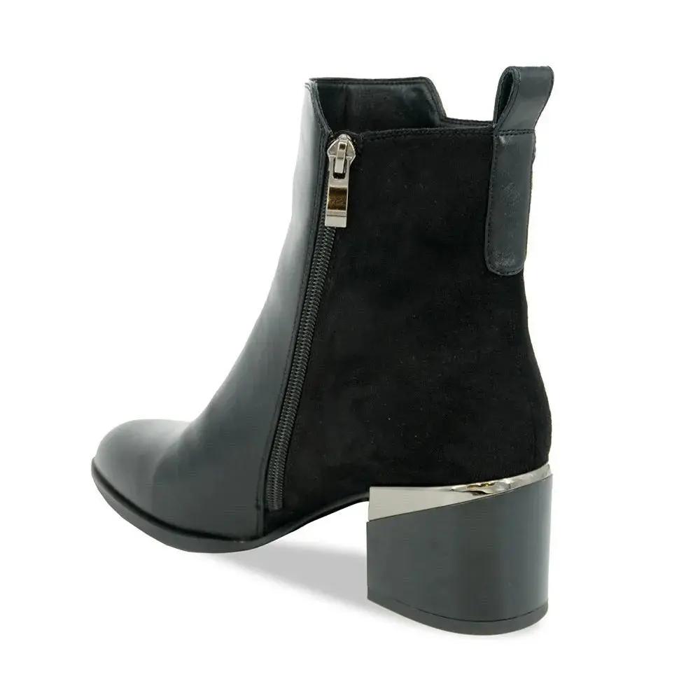 Botin Vestir Mujer 8094 Negro Sthef