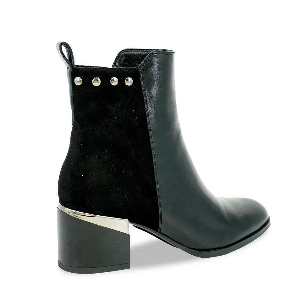 Botin Vestir Mujer 8094 Negro Sthef