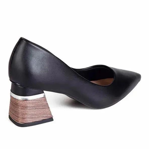 ZAPATO MUJER MIKAELA VESTIR PRETO 20252-01 Mikaela