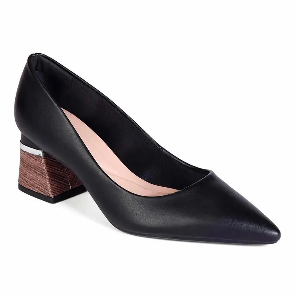 ZAPATO MUJER MIKAELA VESTIR PRETO 20252-01 Mikaela