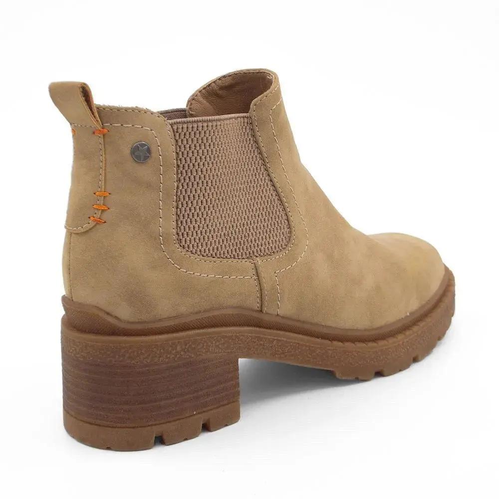 Botin Casual Mujer 8108 Taupe Sthef