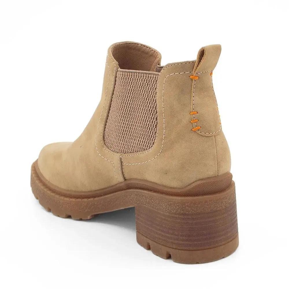 Botin Casual Mujer 8108 Taupe Sthef