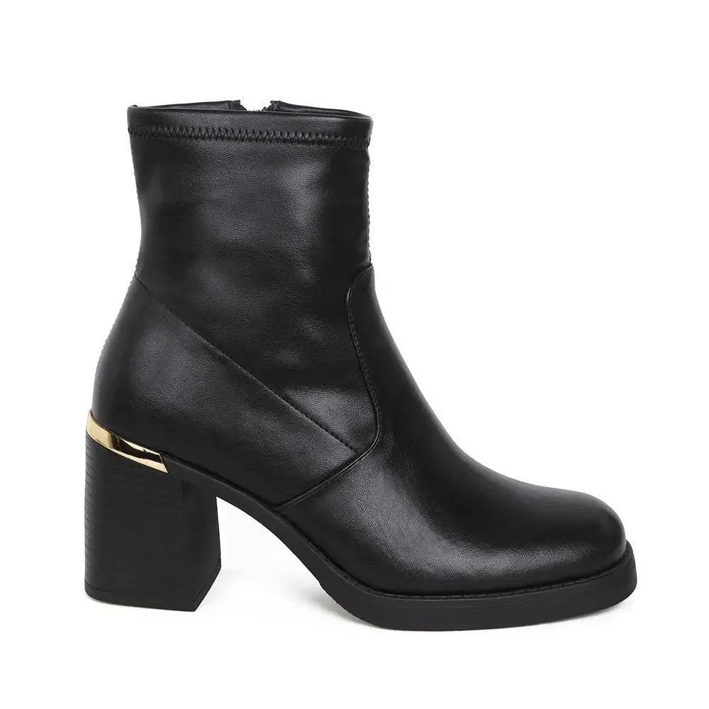 Botin Vestir Mujer  8111 Negro Sthef