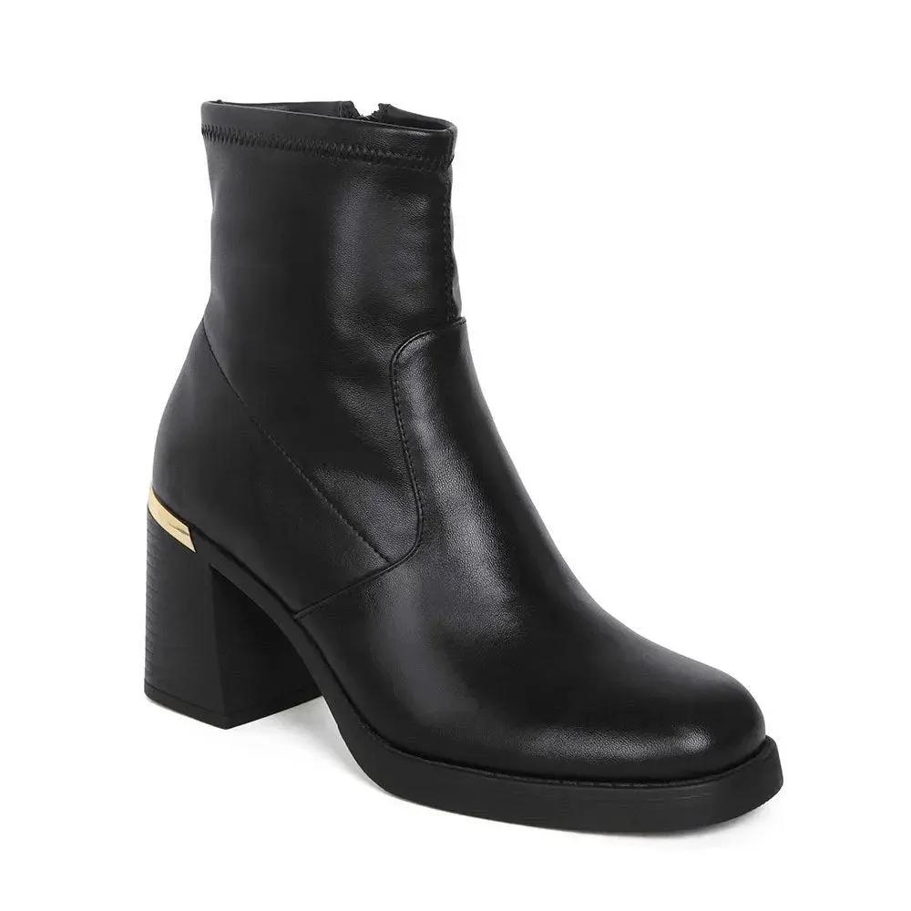 Botin Vestir Mujer  8111 Negro Sthef