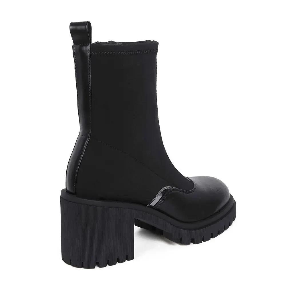 Botin Vestir Mujer  8111 Negro Sthef