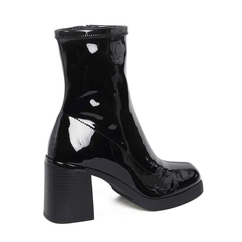 Botin Vestir Mujer 8113 Negro Sthef