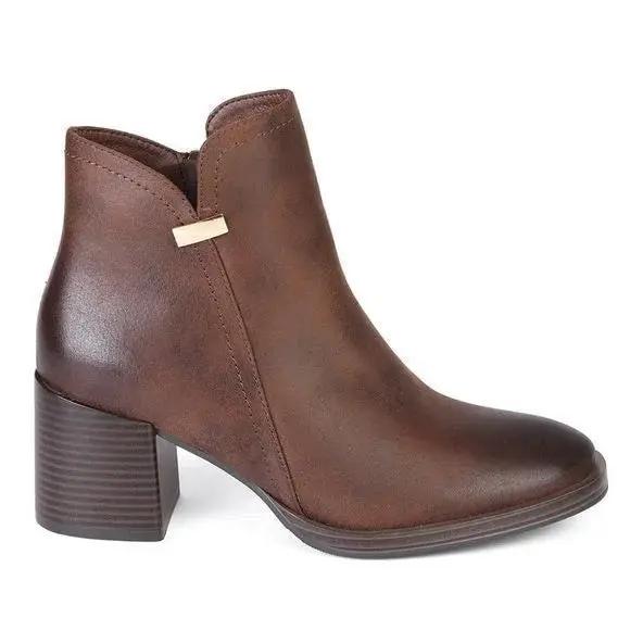 Botin Casual Mujer 7938 MARRON