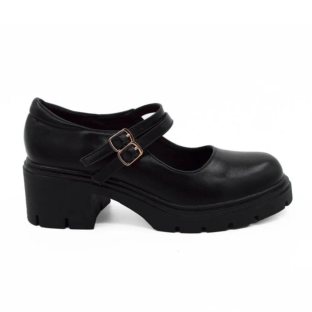Mocasin Mujer 8119 Negro Sthef