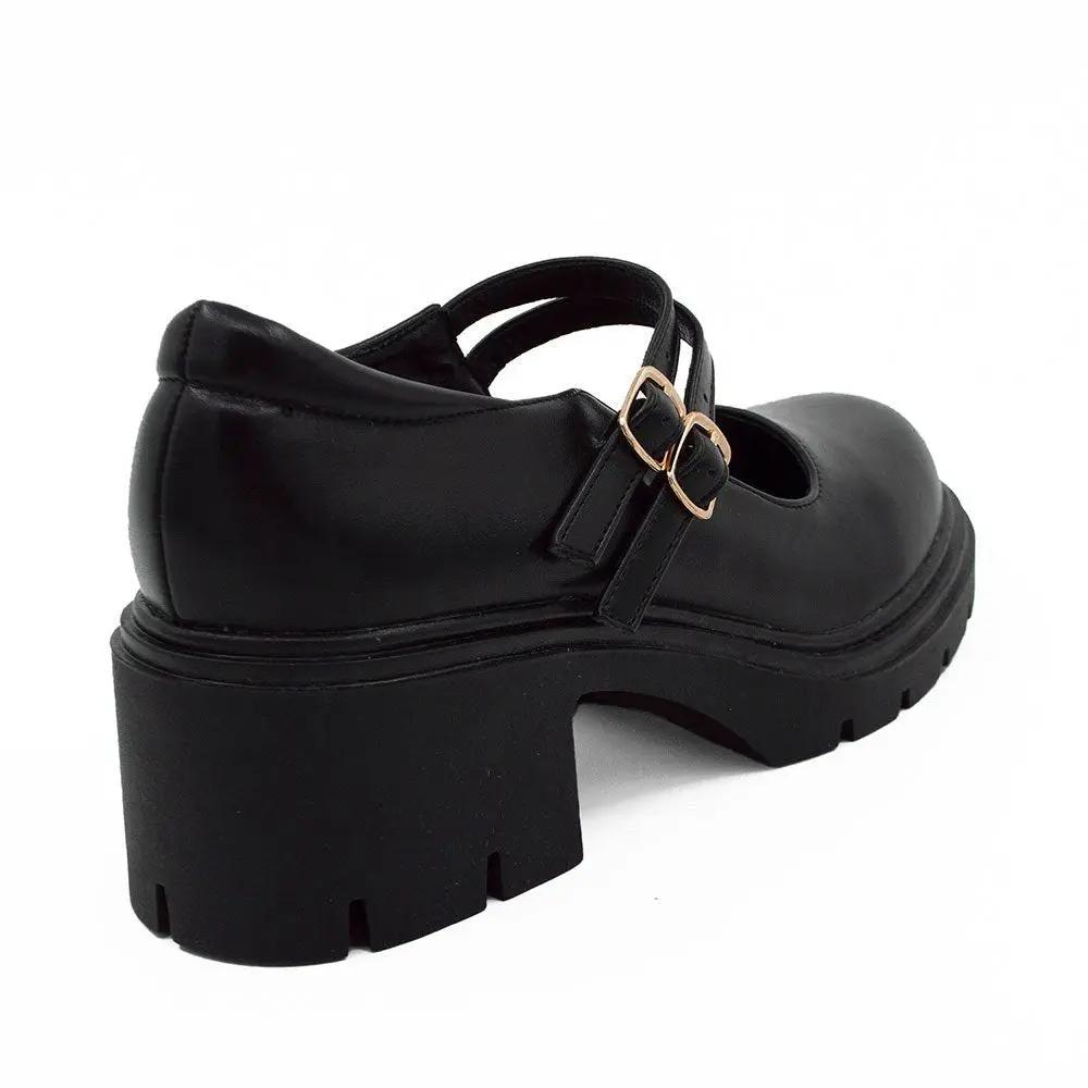 Mocasin Mujer 8119 Negro Sthef