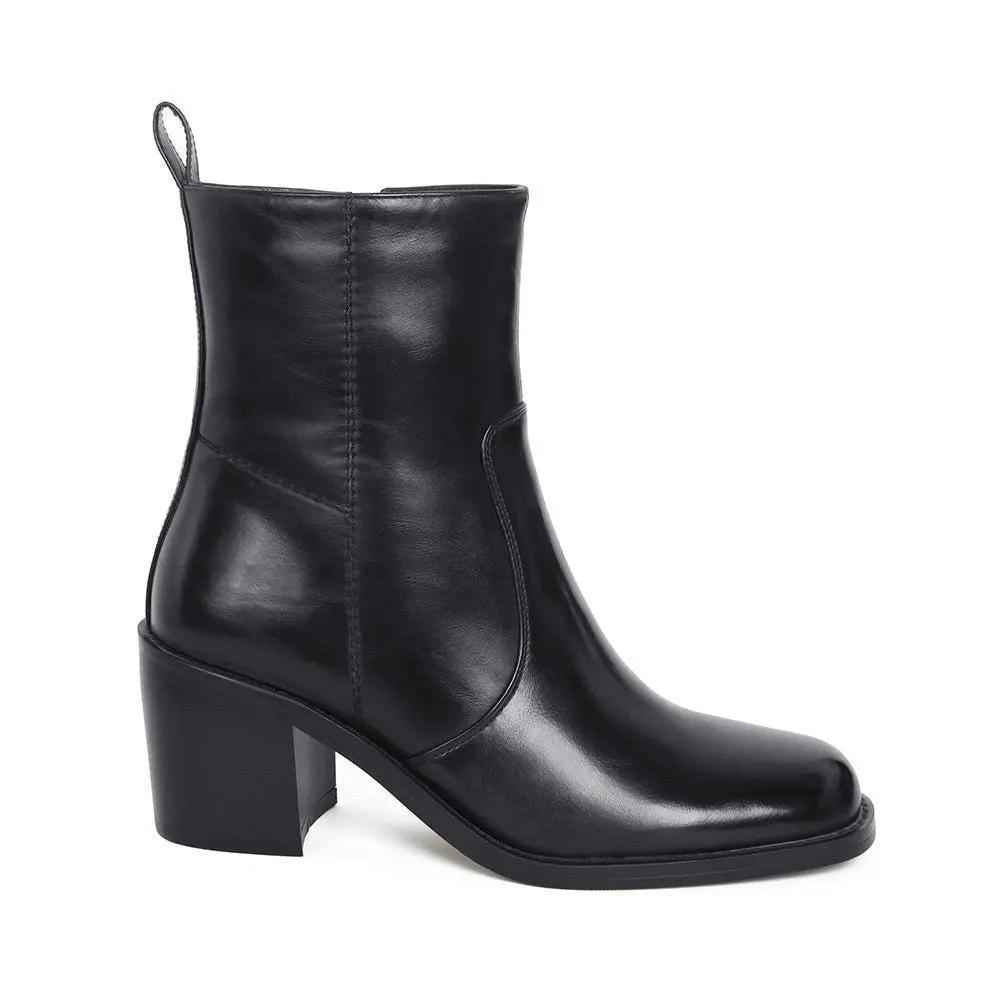 Botin Vestir Mujer 8102 Negro Sthef