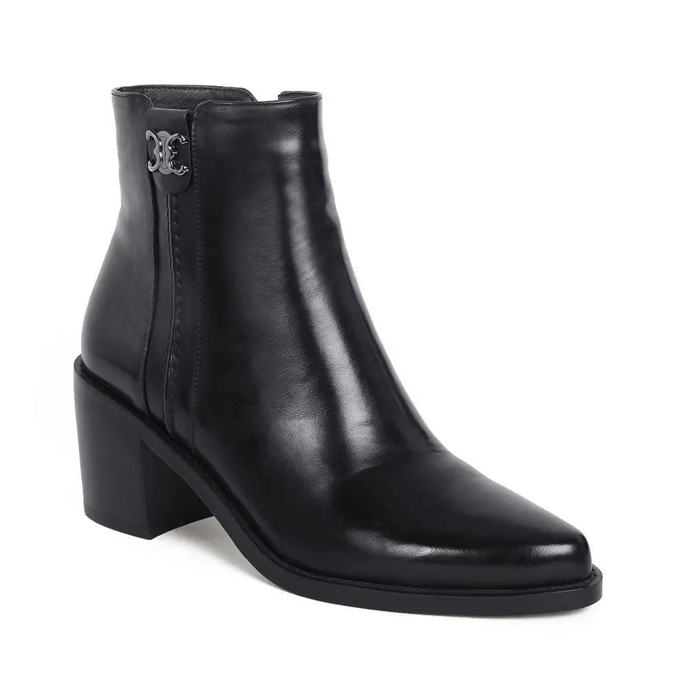 Botin Vestir Mujer 8104 Burgundy Sthef