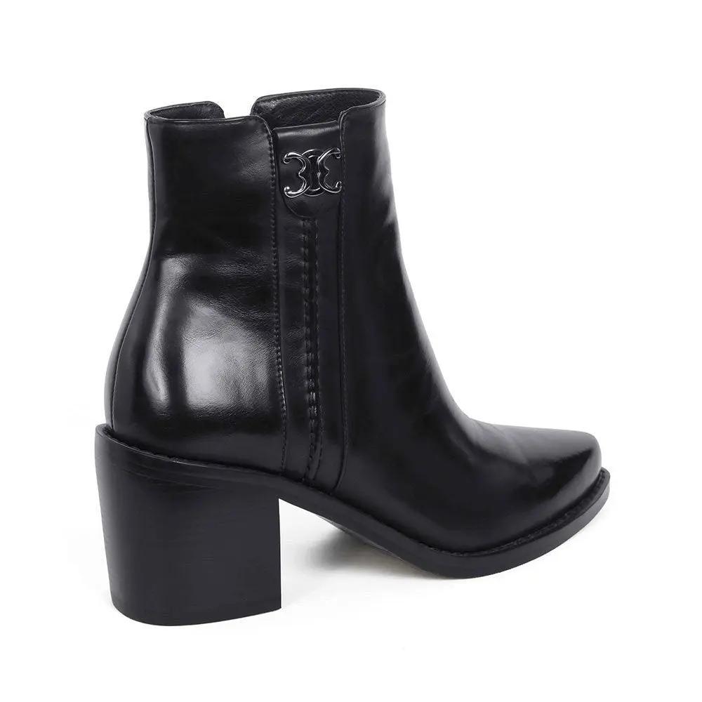 Botin Vestir Mujer 8104 Negro Sthef