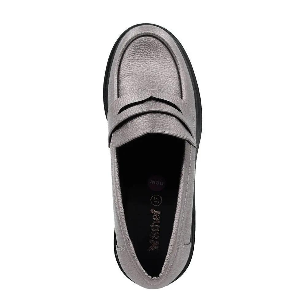 Mocasin Mujer 8120 Pewter Sthef