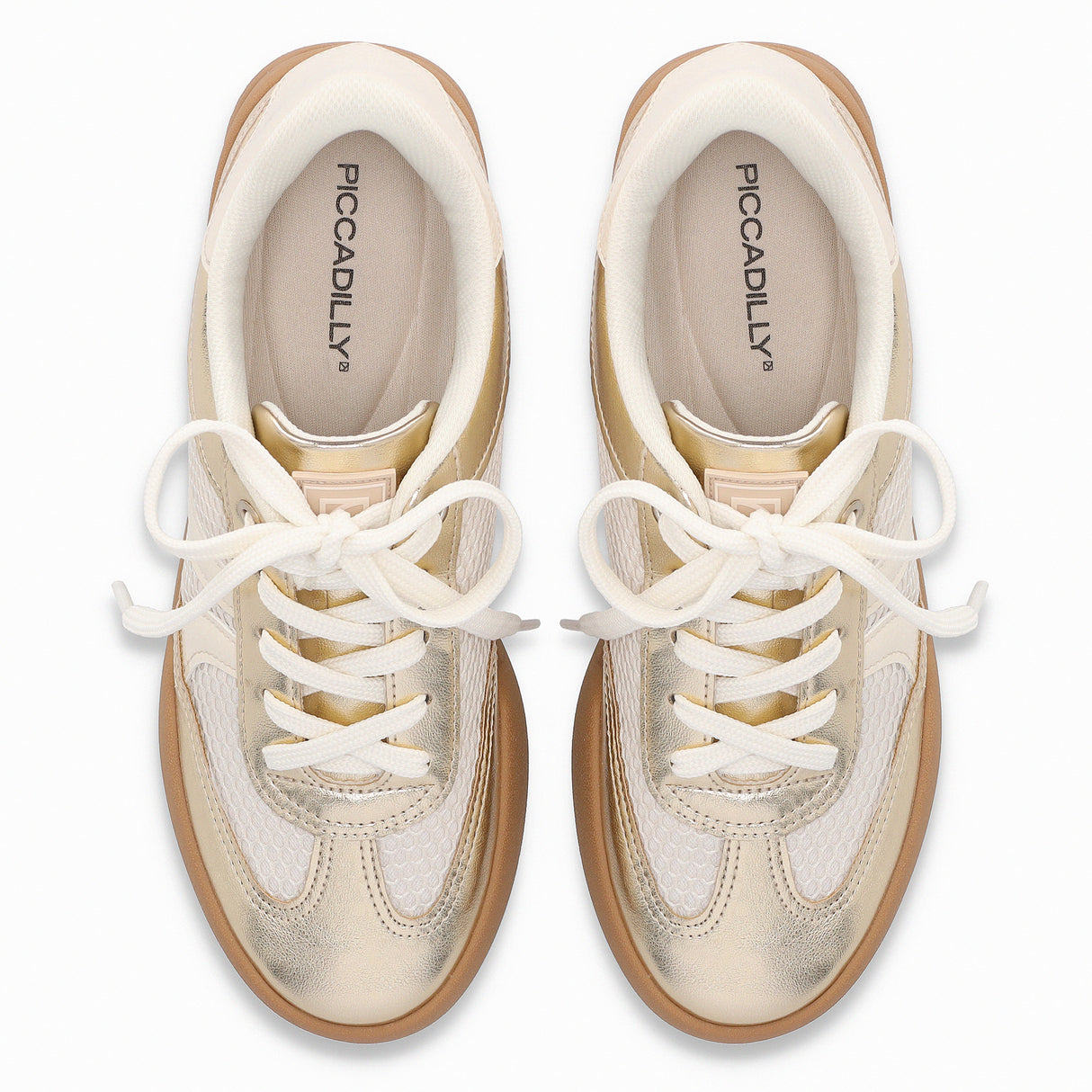 ZAPATILLA MUJER PICCADILLY OURO/OFF WHITE 90300100000001