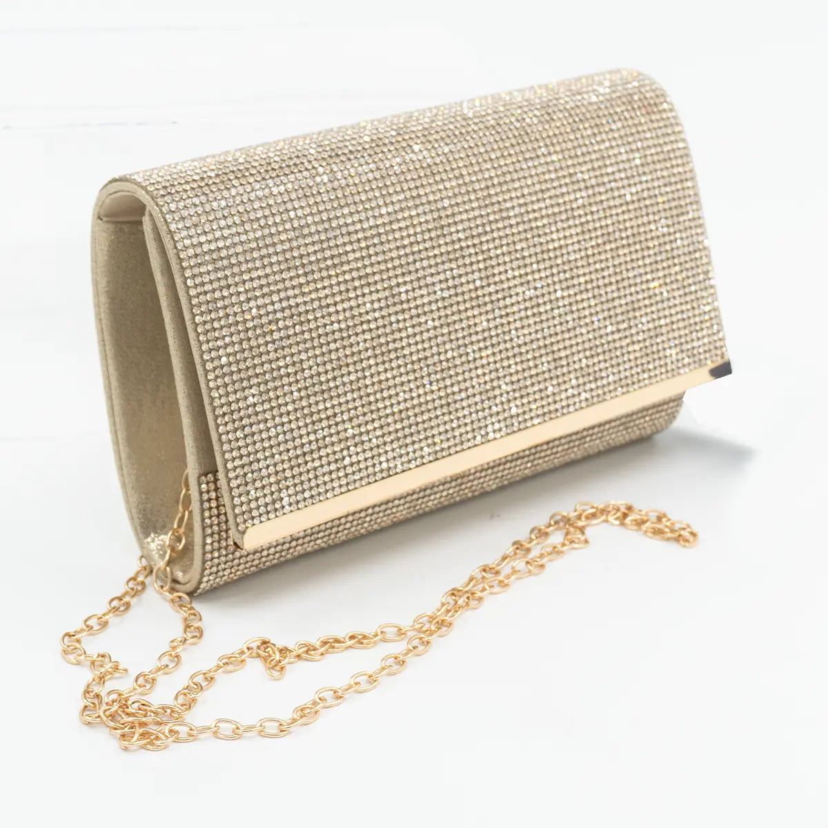 CARTERA FIESTA MUJER DORADO STHEF 8233
