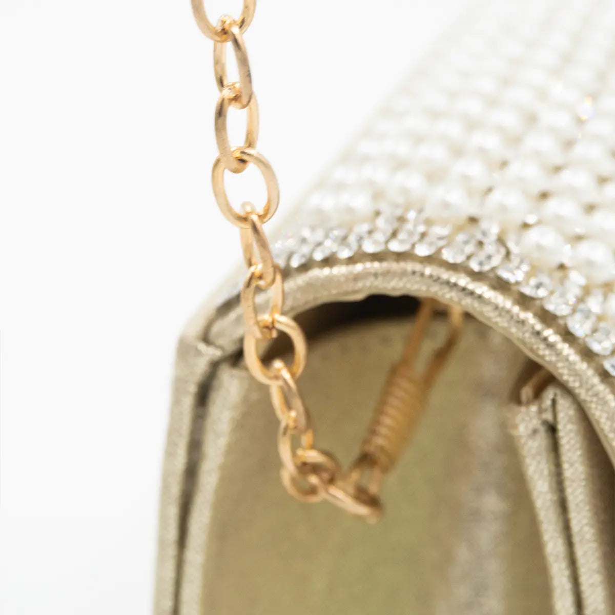 CARTERA FIESTA MUJER DORADO STHEF 8221
