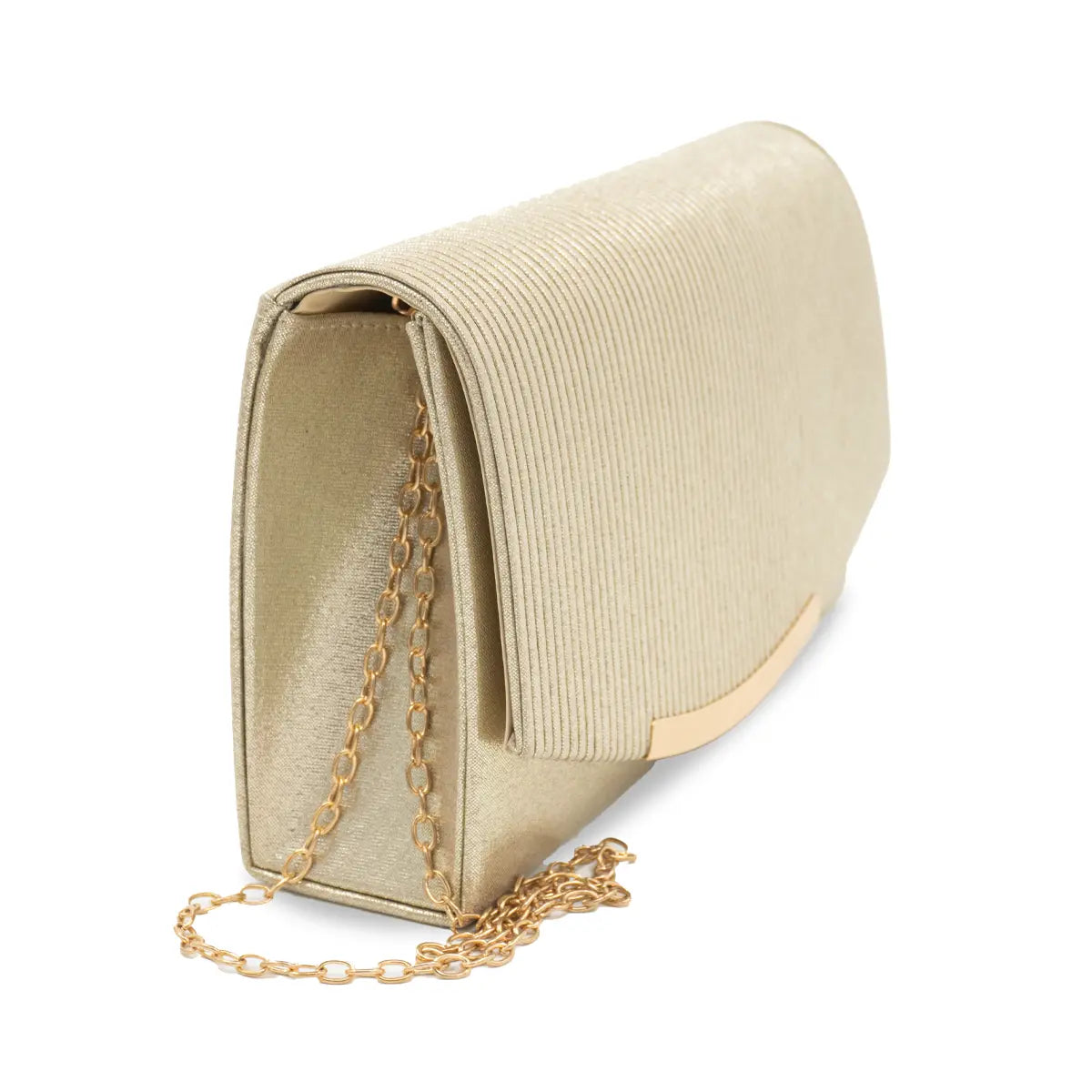 CARTERA FIESTA MUJER DORADO STHEF 8222