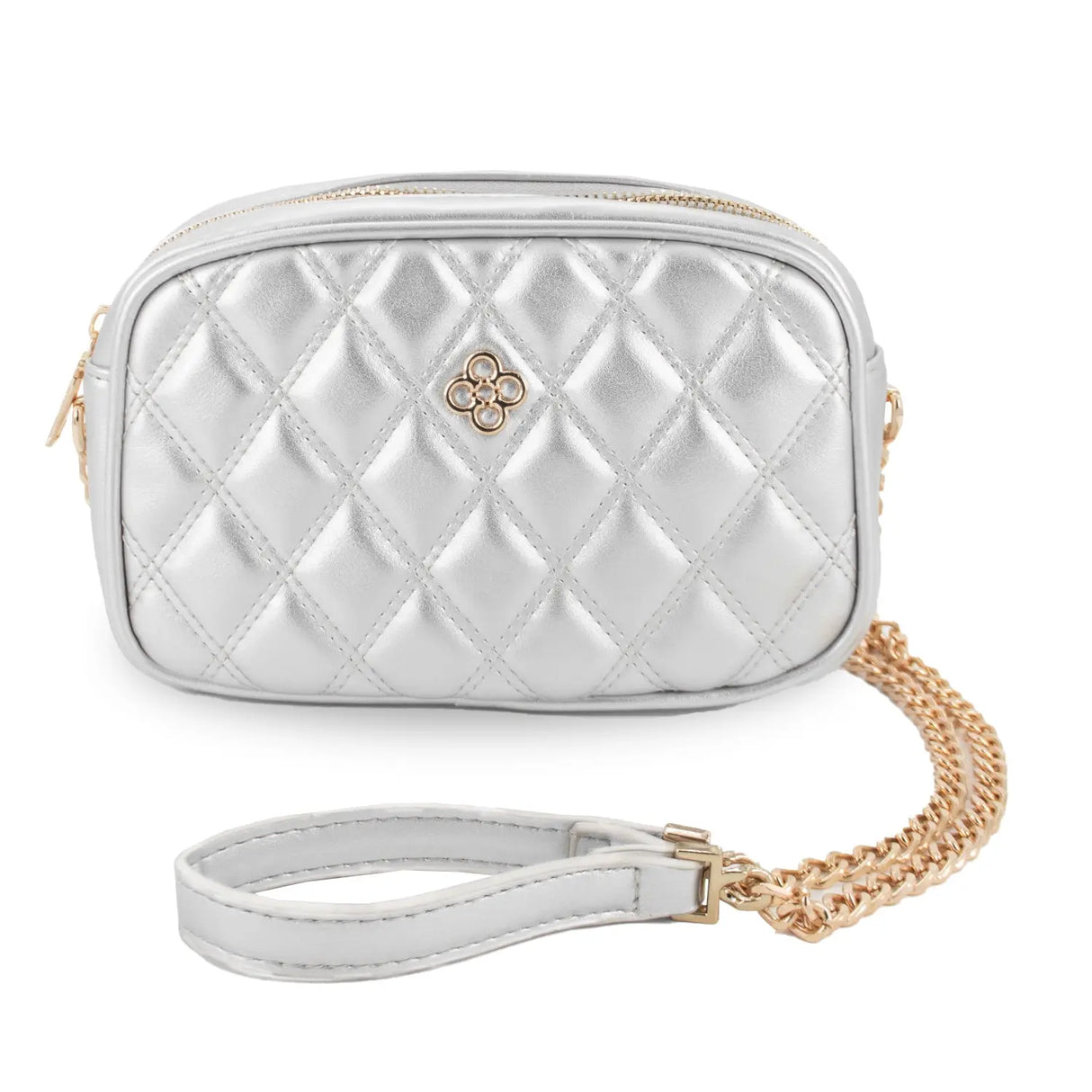 CARTERA CASUAL MUJER PLATA STHEF 8062