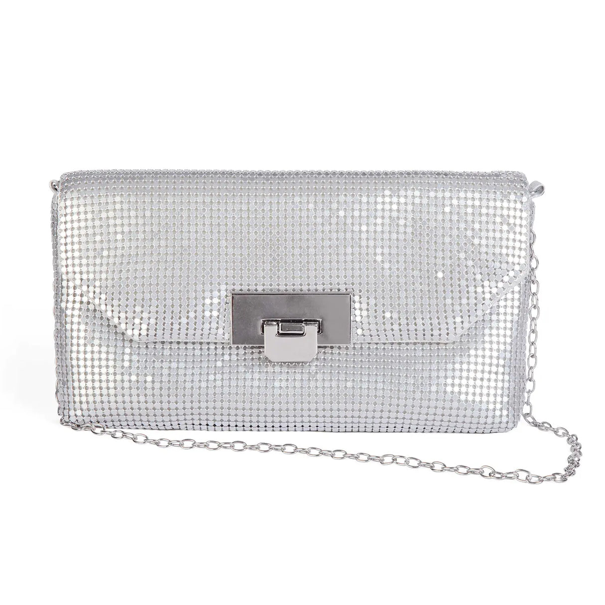 CARTERA FIESTA MUJER PLATA STHEF 8070
