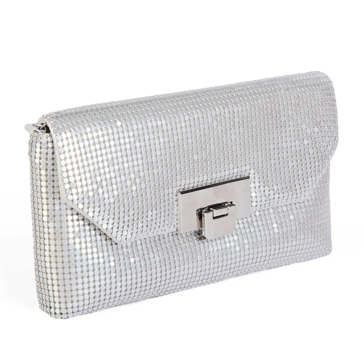 CARTERA FIESTA MUJER PLATA STHEF 8070