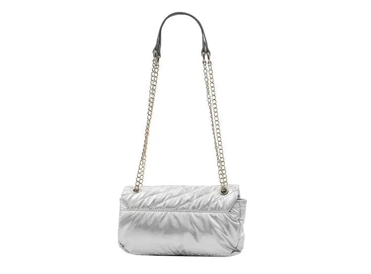 CARTERA CASUAL MUJER PLATA STHEF 8083