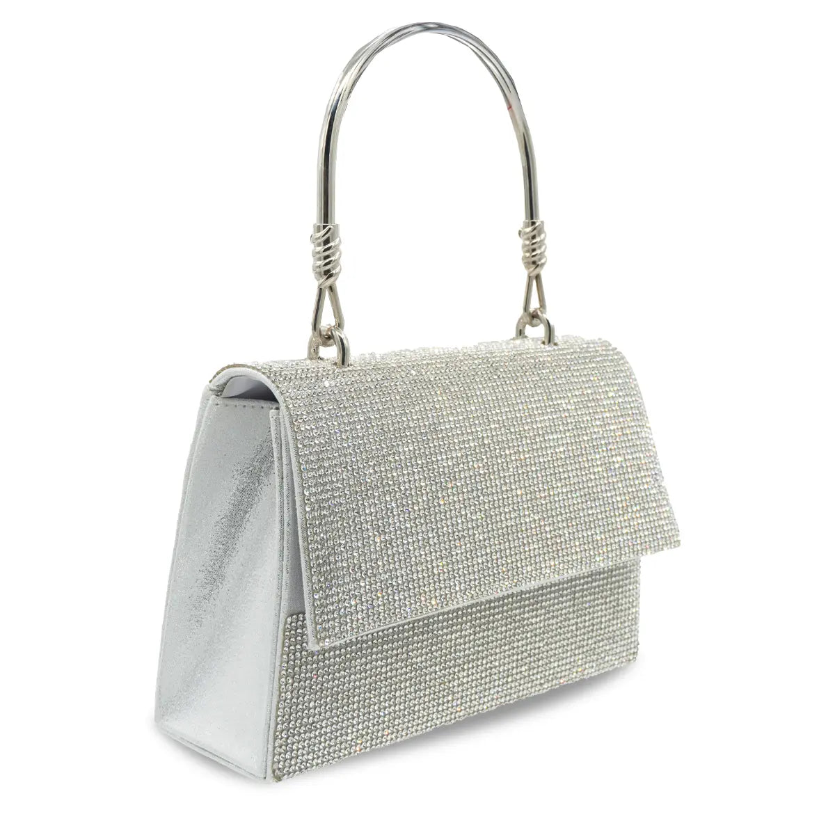 CARTERA FIESTA MUJER PLATA STHEF 8220