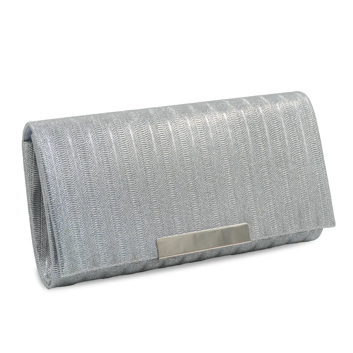 CARTERA FIESTA MUJER PLATA STHEF 8229