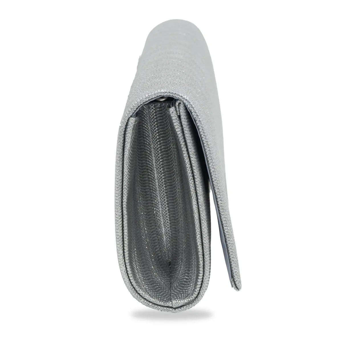 CARTERA FIESTA MUJER PLATA STHEF 8229