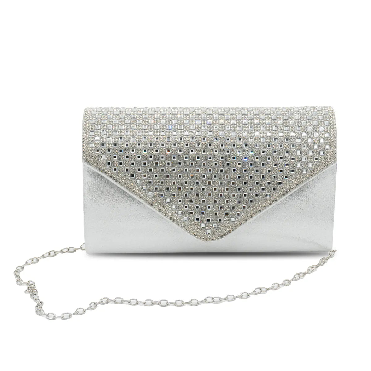 CARTERA FIESTA MUJER PLATA STHEF 8230