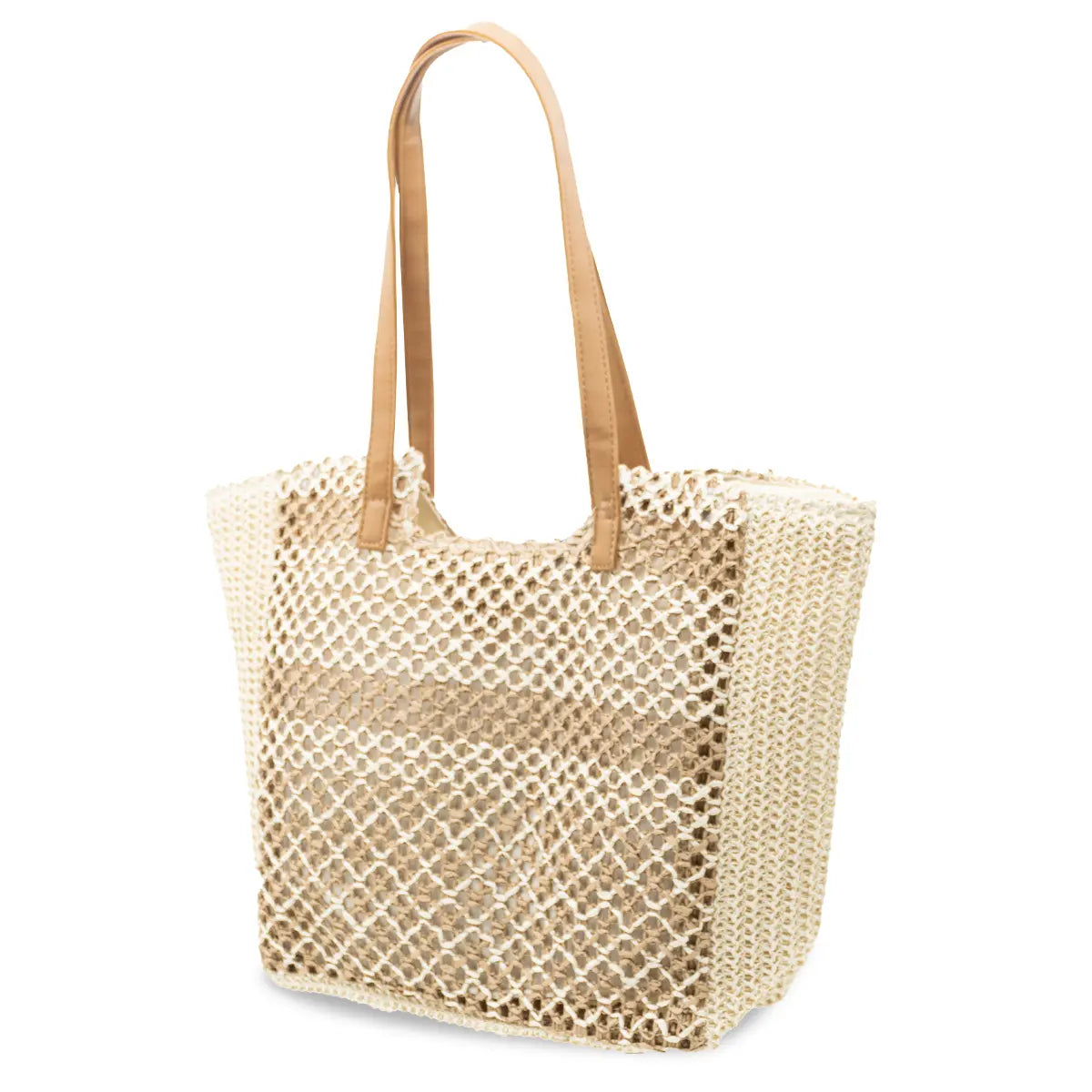 CARTERA PLAYERA MUJER BEIGE STHEF 8234