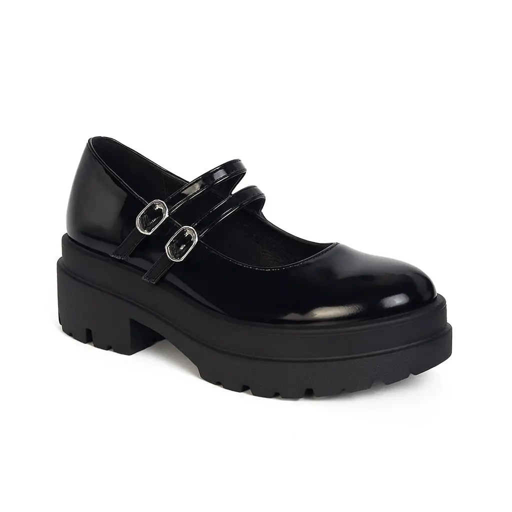MOCASIN MUJER STHEF NEGRO 8106 Sthef