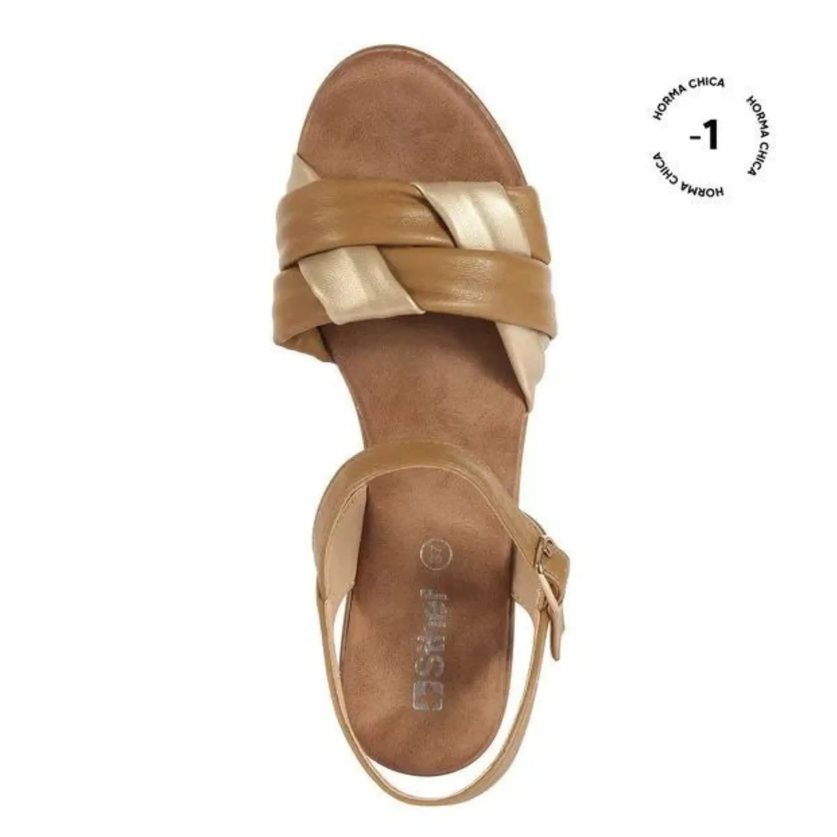 SANDALIA MUJER STHEF CASUAL CAMEL 7534 SNTC Sthef
