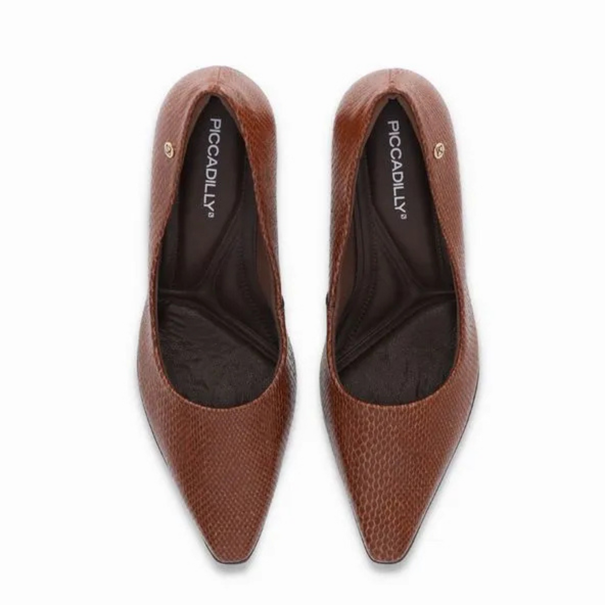 Zapato de Vestir Mujer Color Conhaque Piccadilly 1132257 Piccadilly