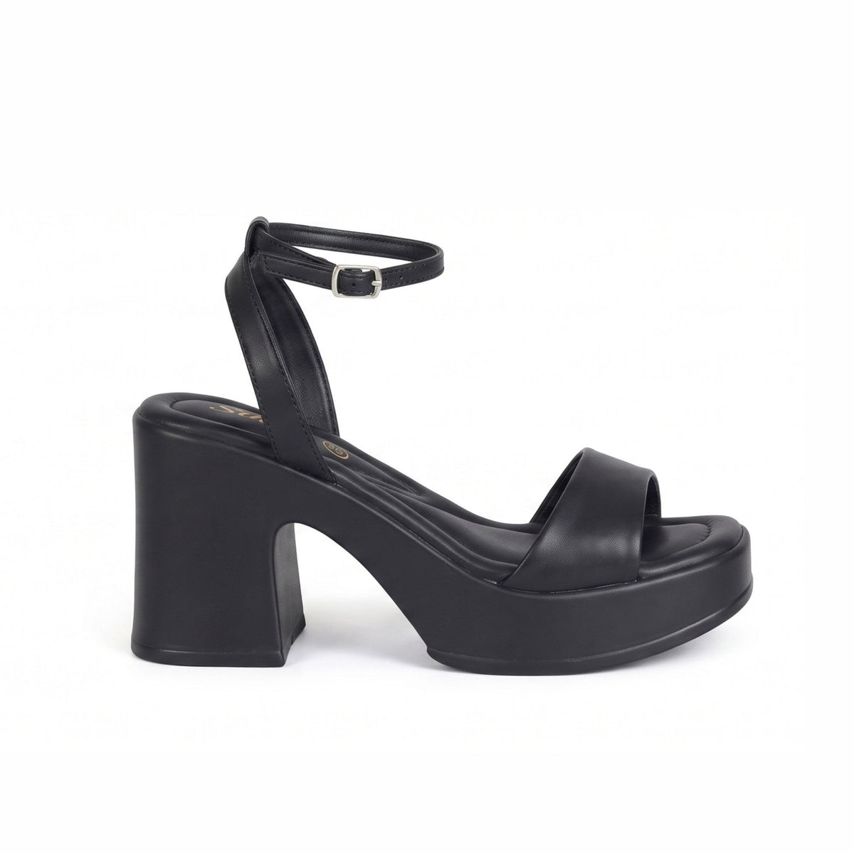 SANDALIA MUJER STHEF CASUAL NEGRO 7798
