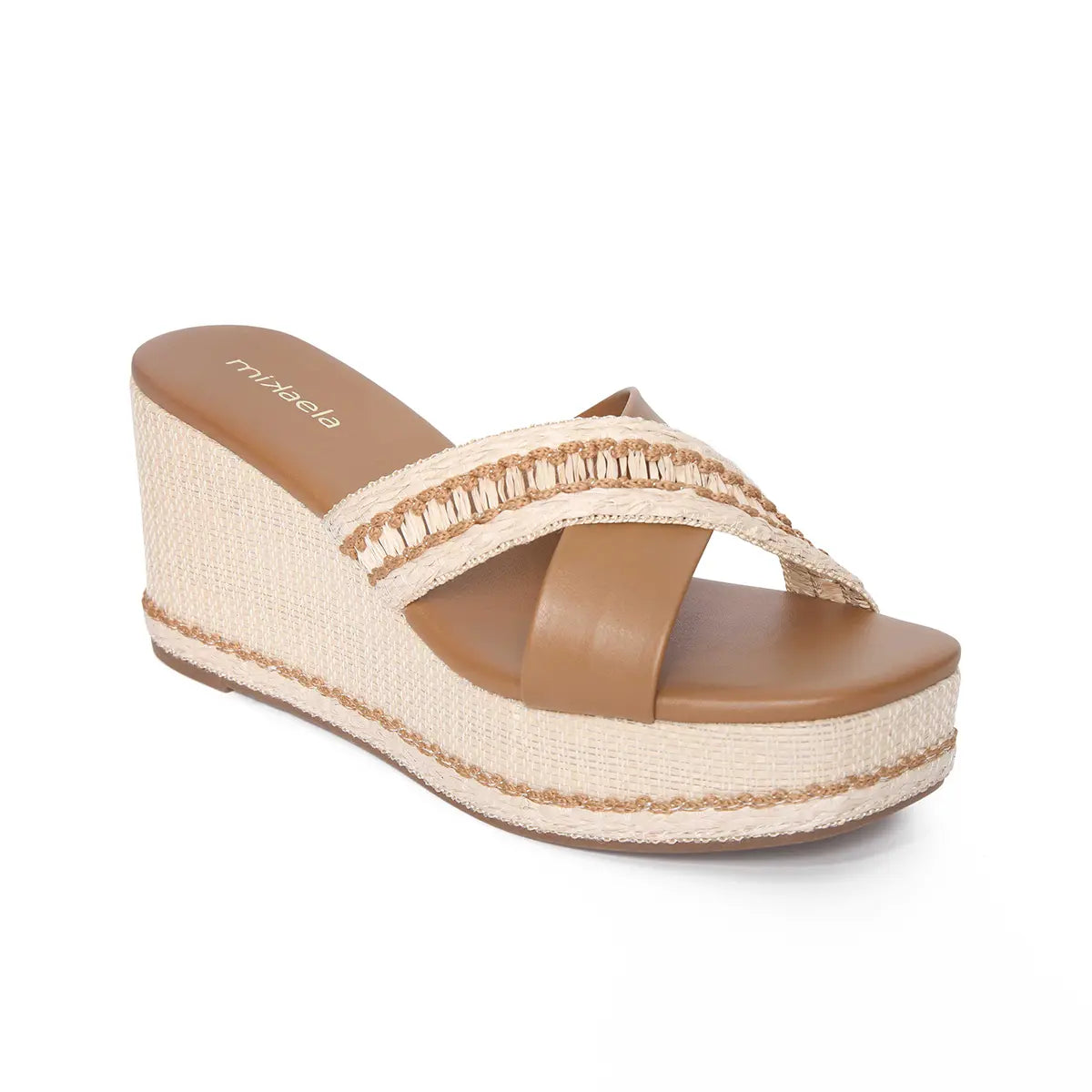 SANDALIA MUJER MIKAELA CASUAL CAPUCCINO 20315-15