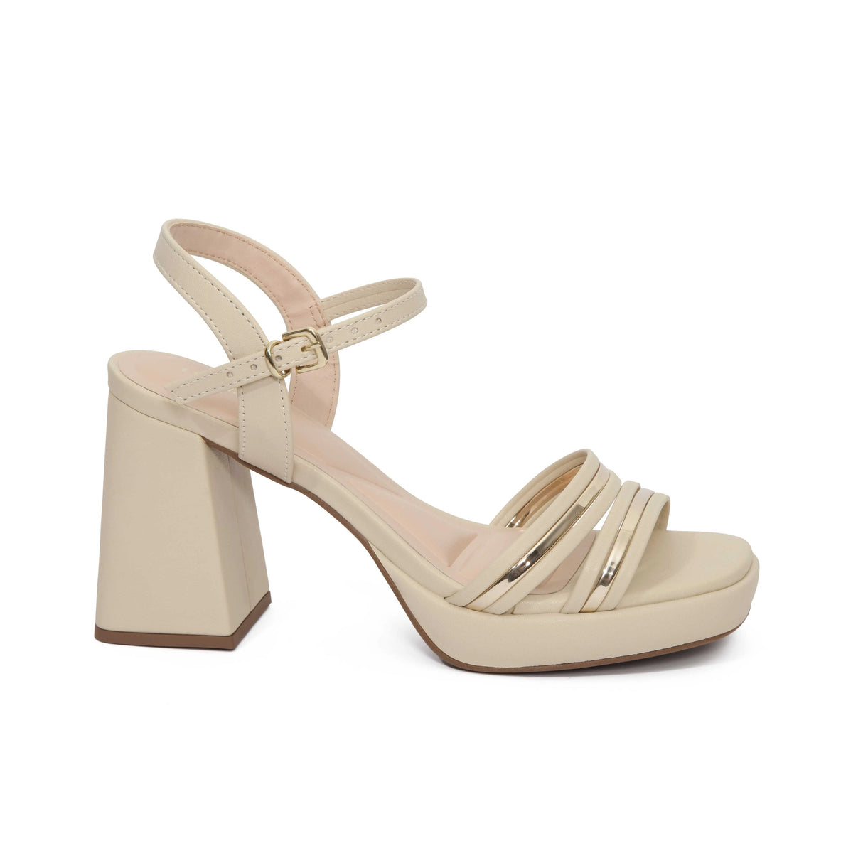 SANDALIA MUJER MIKAELA FIESTA CHAMPAGNE 20246-08 30590