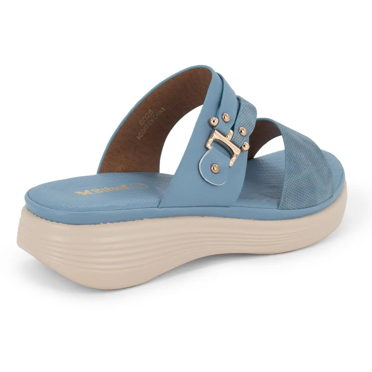 SANDALIA MUJER STHEF CASUAL AZUL 8028