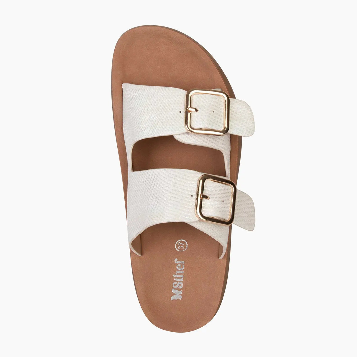 SANDALIA MUJER STHEF CASUAL BLANCO 8016