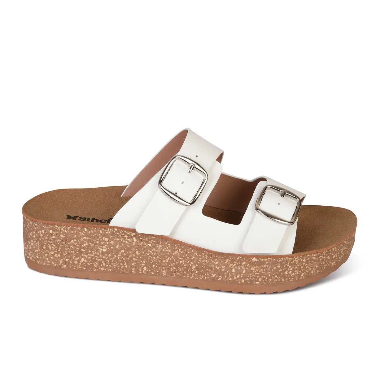 SANDALIA MUJER STHEF CASUAL BLANCO 8018