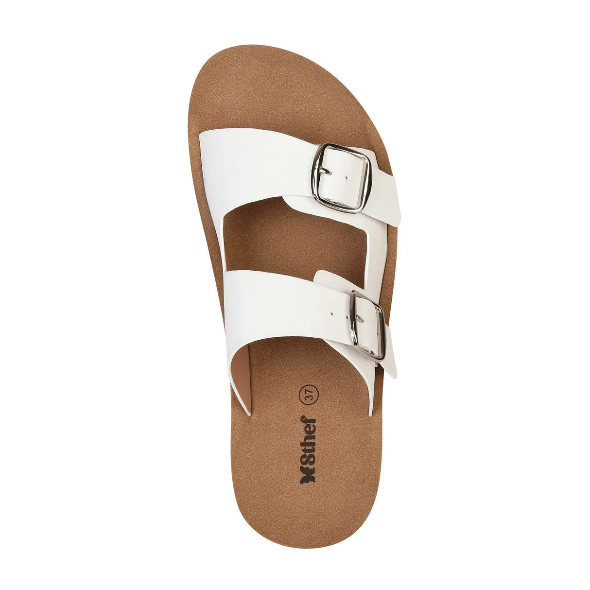 SANDALIA MUJER STHEF CASUAL BLANCO 8018