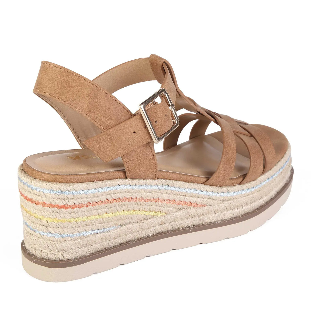 SANDALIA MUJER STHEF CASUAL CAMEL 8032