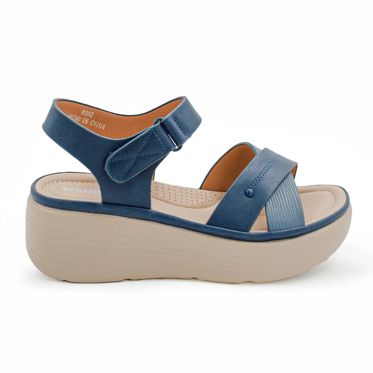 SANDALIA MUJER STHEF CASUAL DENIM 8002