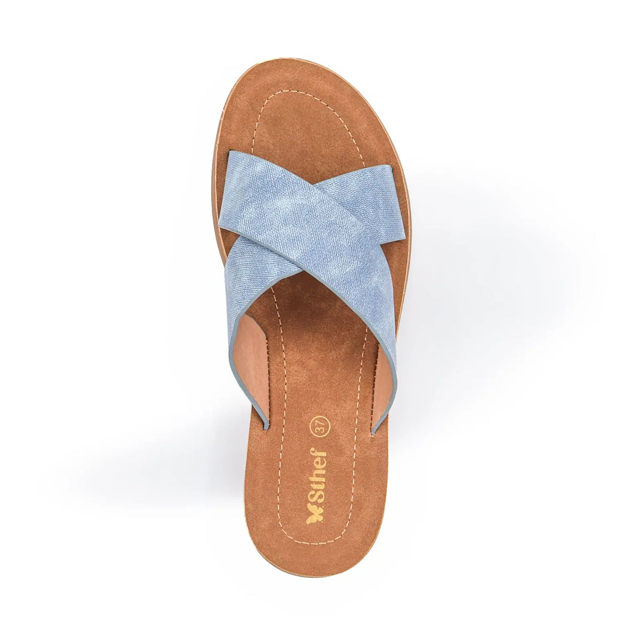 SANDALIA MUJER STHEF CASUAL JEANS 8042