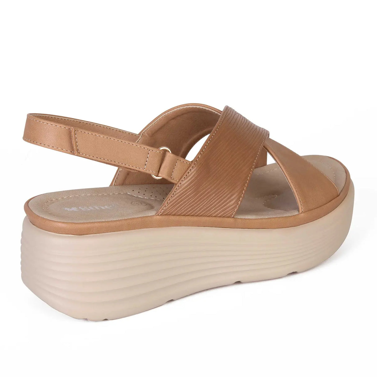 SANDALIA MUJER STHEF CASUAL MARRON 8001