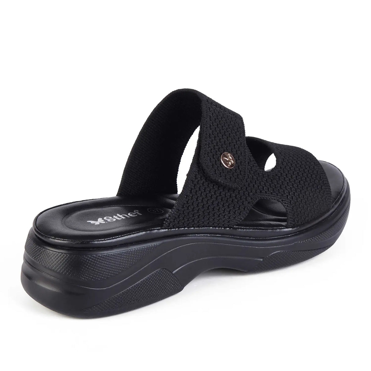 SANDALIA MUJER STHEF CASUAL NEGRO 7987