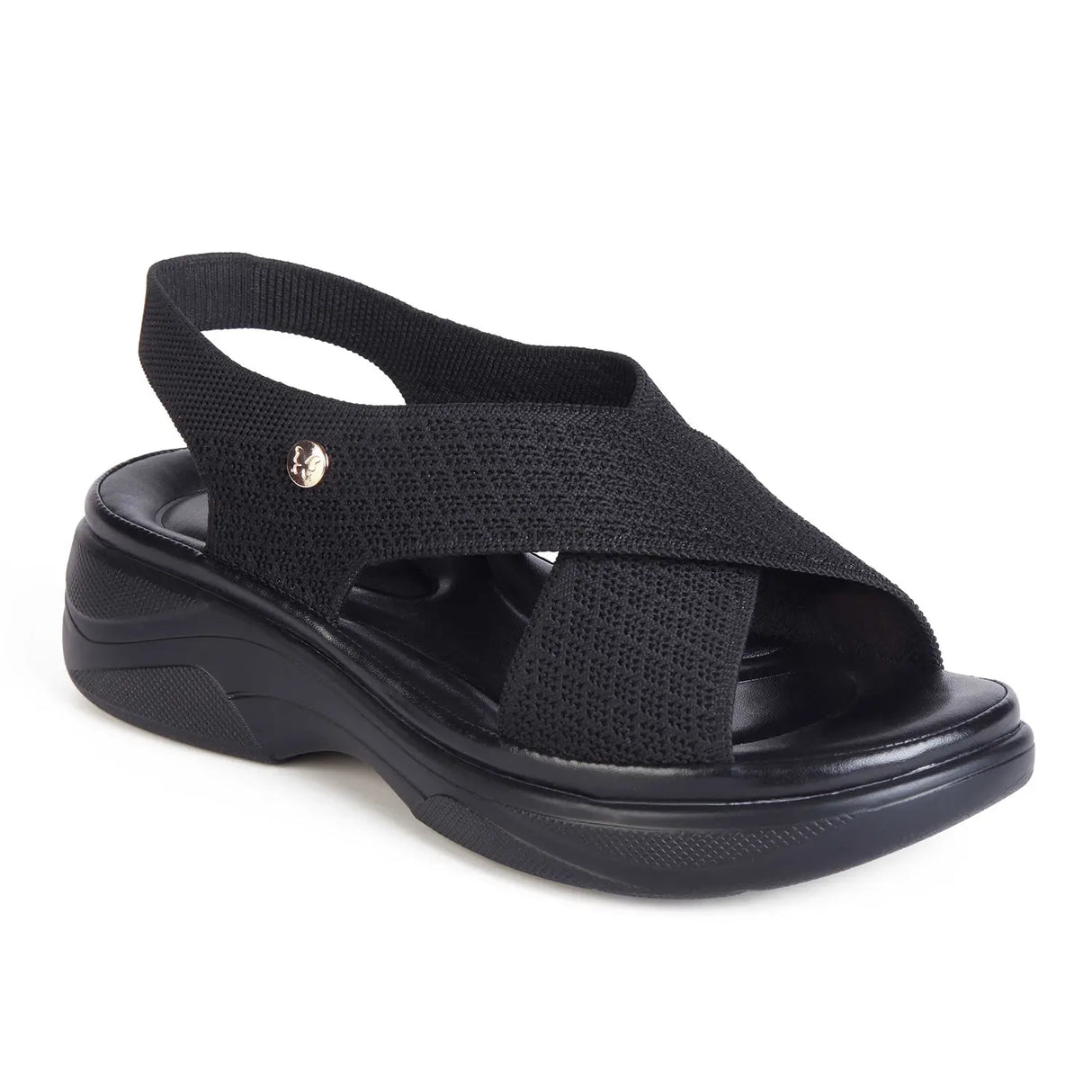 SANDALIA MUJER STHEF CASUAL NEGRO 7988