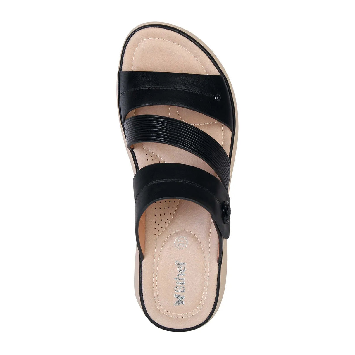SANDALIA MUJER STHEF CASUAL NEGRO 8004