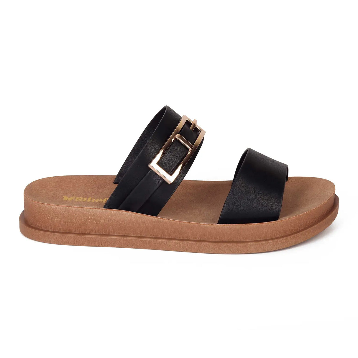 SANDALIA MUJER STHEF CASUAL NEGRO 8007