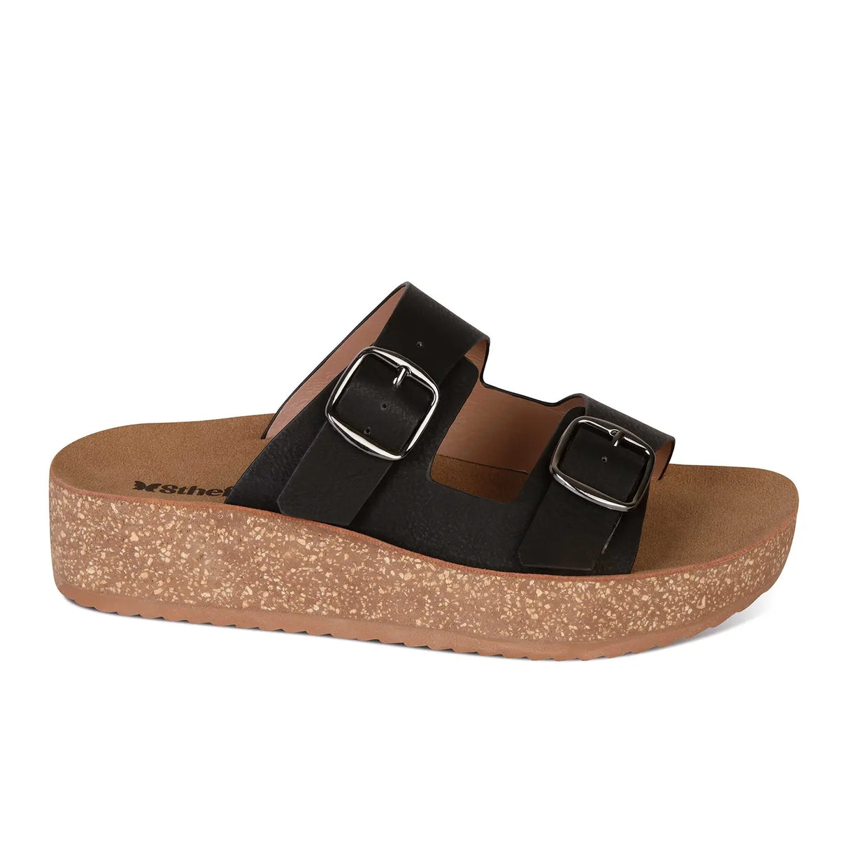 SANDALIA MUJER STHEF CASUAL NEGRO 8018